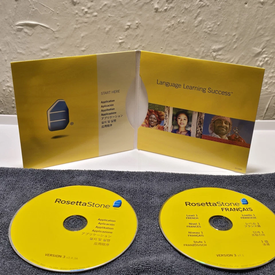 Rosetta Stone French Level 1 Version 3 PC CD-ROM Complete with NO Headphones - Image 3 of 4