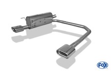 Fox Duplex Auspuff Sportauspuff Sportendschalldämpfer für Opel Astra H/ Astra H