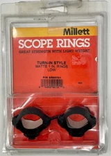MILLETT Turn In 1" Matte Low Rings 