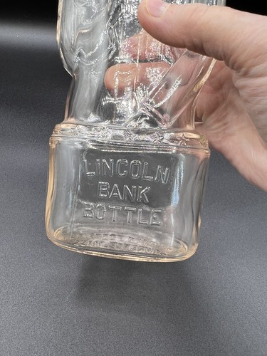 Vintage Abe Lincoln Bank Bottle, Lincoln Foods, Inc., Lawrence, Mass - Picture 3 of 8