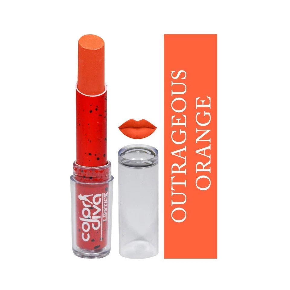 Lápiz labial Color Diva Love Collection escandaloso tono naranja 1 pieza Foto 4 de 4