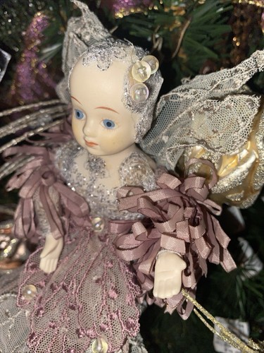 Vintage Angel Ornament by Louis Nichole1985 Rare 16” Delicate Detail Handpainted - Picture 16 of 24