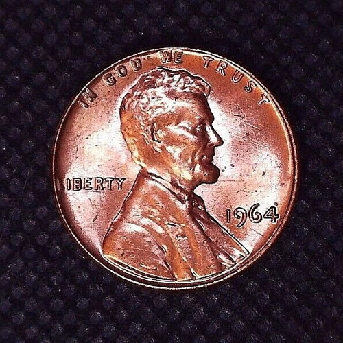 1964-P Lincoln Memorial Cent BU Uncirculated Original Red 1(C)