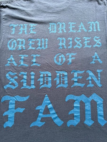 DreamQrew Qias Omar T-Shirt I Feel Like A Hypebeast Gr. M Streetwear blau auf blau - Bild 5 von 12
