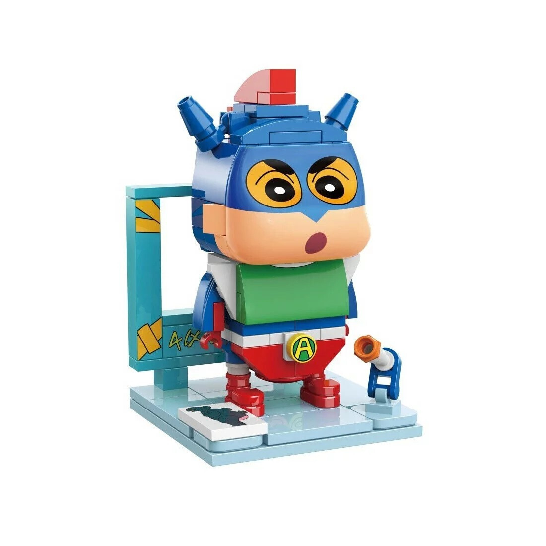 Official Licensed Qman Keeppley Crayon Shinchan Cosplaying Action