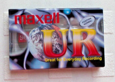 Lot De 5 Cassettes Audio Vierges Maxell UR90 – Durée 90 Min – Sous Blister D'origine