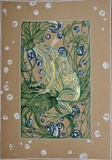 «The Frog Princess » is the original Ink graphics of the Ukrainian artist