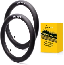 (2-Pack) 2.50/2.75-17”（70/100-17）Motorcycle Inner Tubes - Compatible with Honda,