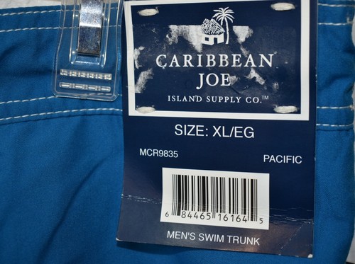 Bañador corto Caribbean Joe azul talla XL para hombre - Imagen 6 de 7