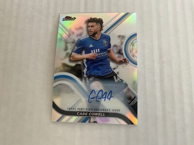 2022 Topps Finest MLS Soccer CADE COWELL Refractor Auto Autograph