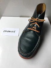 1 Pair Orange 24” Rawhide Leather Shoe Lace Strings Boat Boot Made In The USA