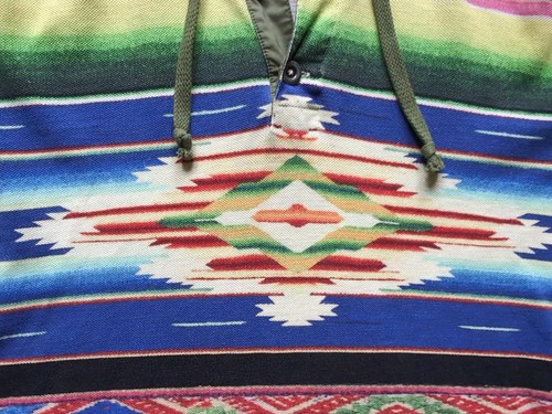 Ralph Lauren Aztec Southwestern Serape Navajo Beacon Sportsman Hoodie Sp G854 - Picture 2 of 11