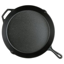 Ozark Trail Cast Iron Skillet Pan Plant Oil Pre-seasoned W/ Handle and Lips, 15"
