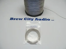 10 ft 1000w Braided Tinsel Lead Wire .044" Dia. speaker repair