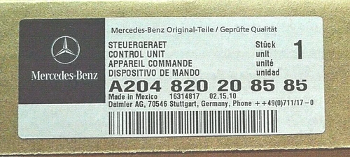 2009-2012 MERCEDES-BENZ R230 E350 CONTINENTAL VOICE CONTROL MODULE A204820208585