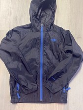 The North Face Boy  s Jacket Black Nylon Medium Hooded Lightweight