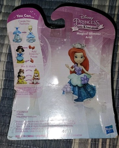 Disney Princess Little Kingdom Magical Glimmer Ariel Snap In Doll Target Exclusv - Picture 2 of 2