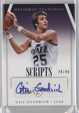 2013 Panini National Treasures Scripts 29/49 Gail Goodrich #SC-GG Auto HOF 1t4