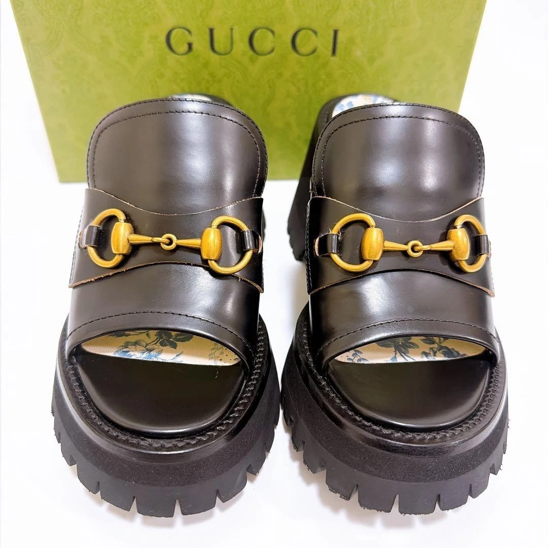 Gucci Black Sandals for Women for sale | eBay