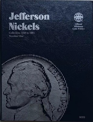 NEW Whitman 1938-1961 Jefferson Nickels Number One 5c Five Cents 9009 Folder