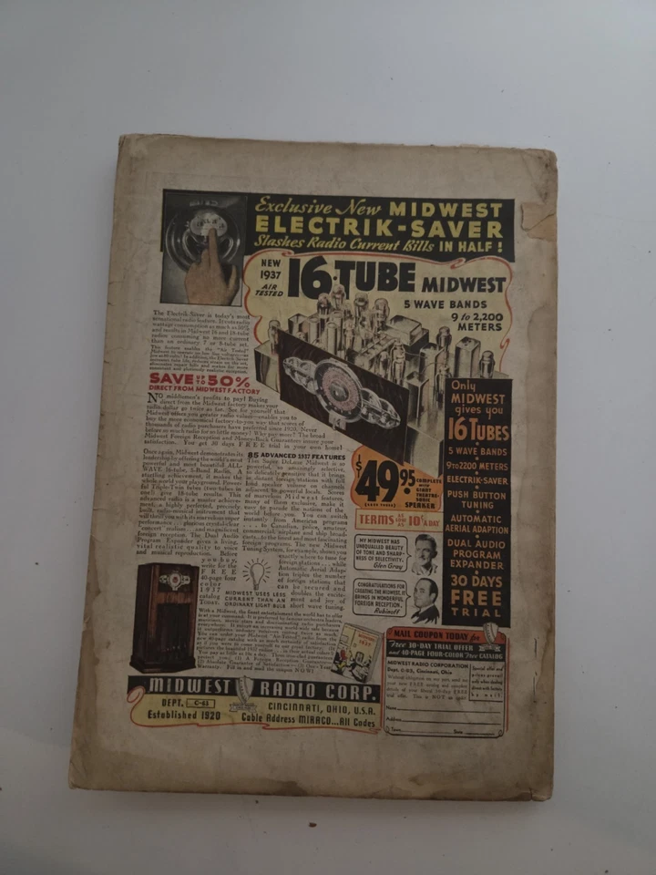 Argosy Weekly Pulp Magazine August 22nd 1936 - Image 3 of 4