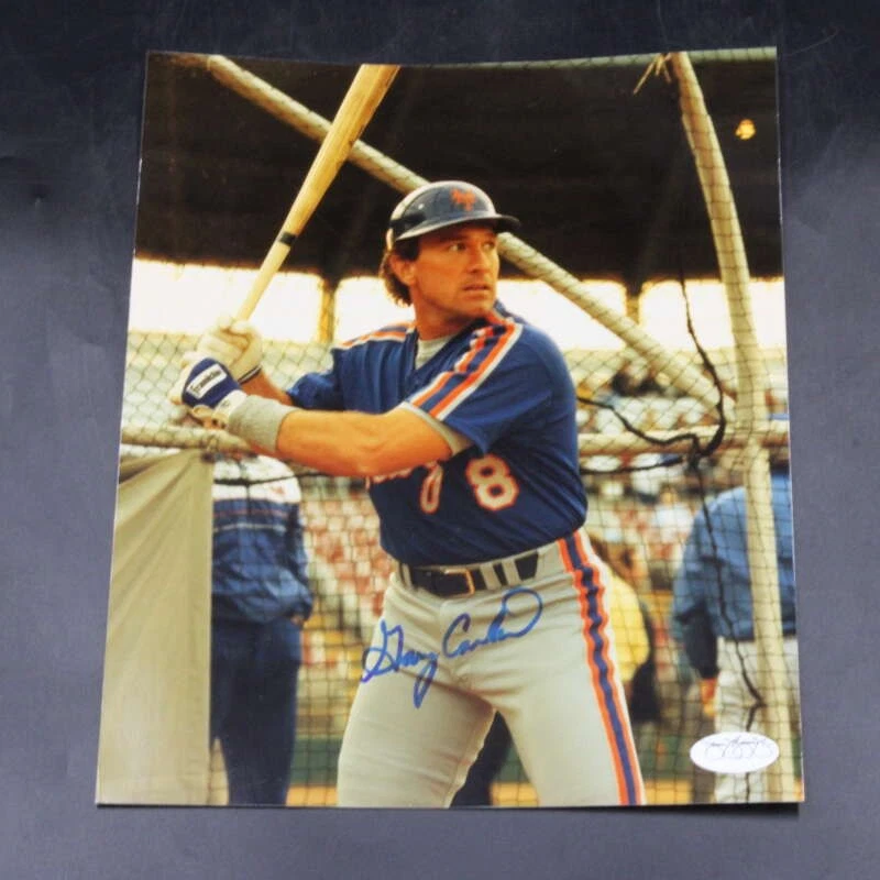 盖瑞* 卡特纽约大都会队棒球MLB 原始亲笔签名照片| eBay