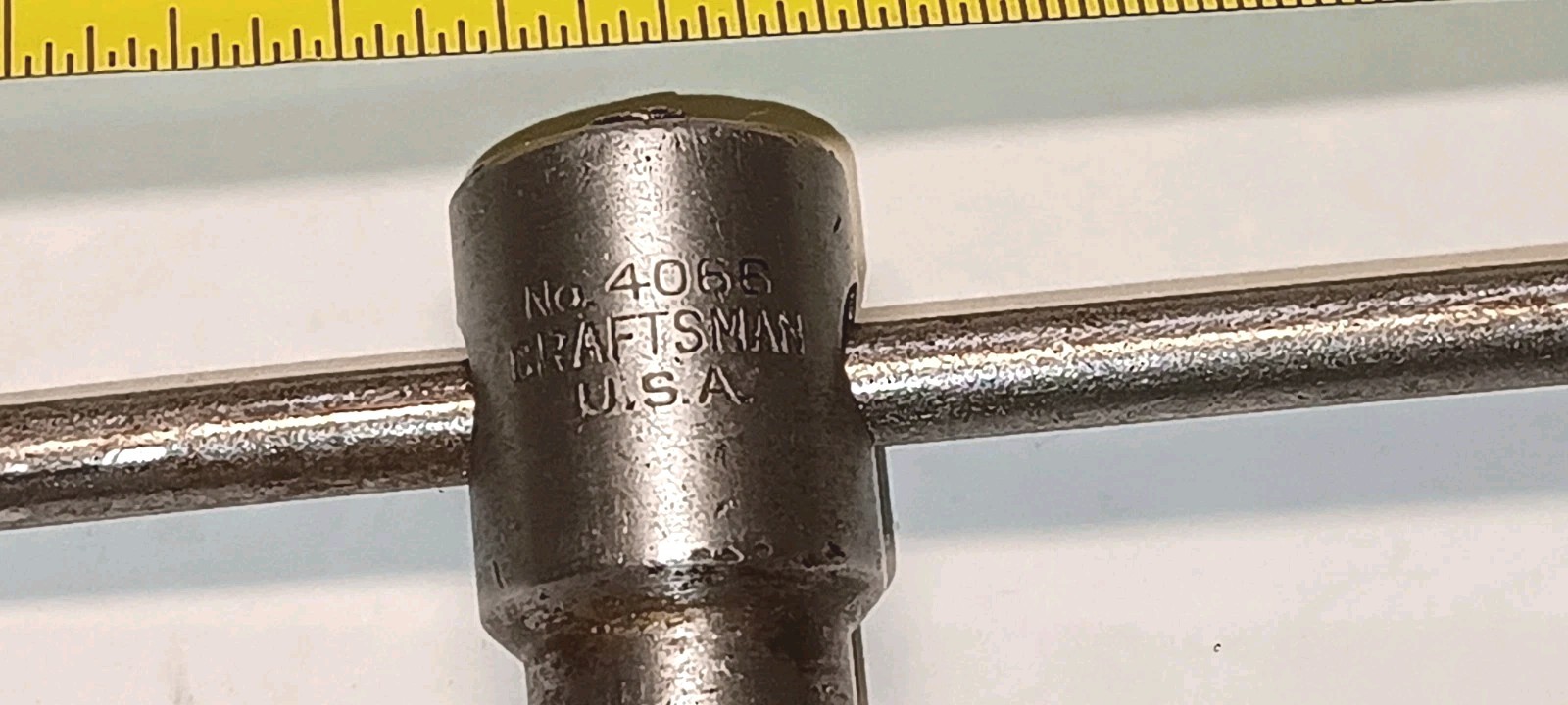 Vintage Craftsman No. 4066 Tap Wrench T-Handle USA