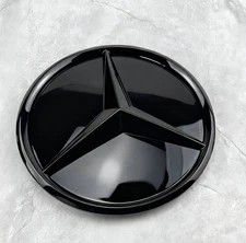 Fit For 2015-18 Mercedes Benz CLA200 C300 E350 Front Black Grille 3D Star Emblem