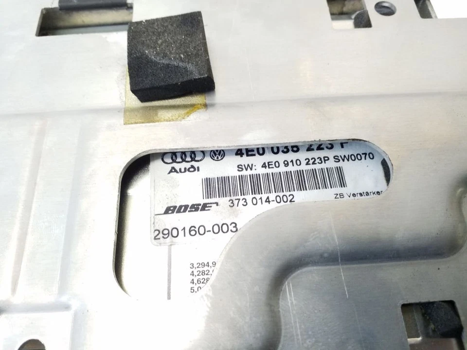 Audi A8 S8 D3 4E 2007 Endstufe Audio-Verstärker 4E0910223P BOS71766 - Bild 4 von 4