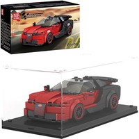 Mould King 27027 Sportwagen Veyron + Showcase