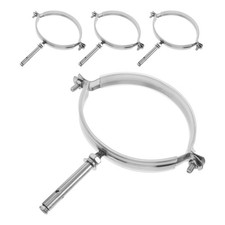 4 Pcs Split Ring Pipe Hanger Heavy Duty Clamp Chimney Stove Support Fixing