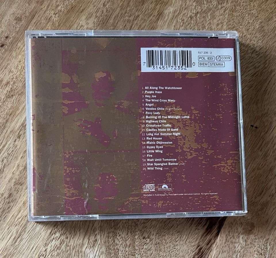 The Ultimate Experience by Jimi Hendrix Experience (CD, 1992) - Image 2 of 2