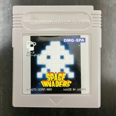 Space Invaders Nintendo Game Boy 1990 Taito DMG-SPA Shooter Games Retro - Image 1 of 4