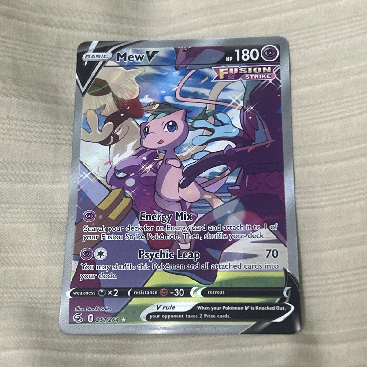Mew V Pokémon TCG Cards for sale | eBay