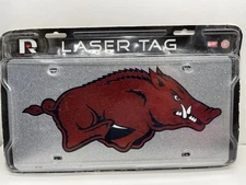 RICO INDUSTRIES ARKANSAS RAZORBACKS License PLATE TAG