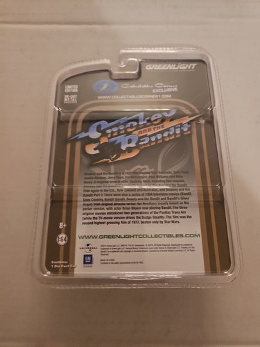 GREENLIGHT 1977 Pontiac Trans Am TA Smokey & The Bandit "Dirty" New Mint - Picture 7 of 7