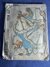 McCalls 7718 Layette Christening Pattern Infa...