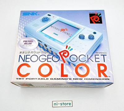 SNK Neo Geo Neogeo Pocket Color NGPC Console Pearl Blue Region