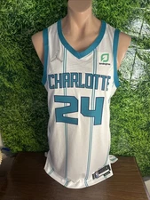 2021 Charlotte Hornet Mason Plumlee 75th  Association Edition Issued Jersey 50+6