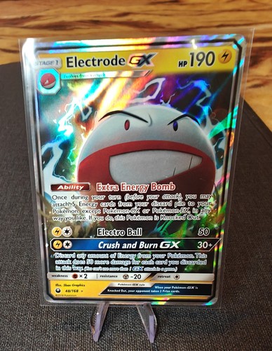 Electrode GX 48/168 Holo Rare Celestial Storm Pokemon TCG #48 Sun & Moon