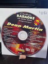 40361 DEAN MARTIN   (1 DISC) CHARTBUSTER  KARAOKE CDG LOT CAL