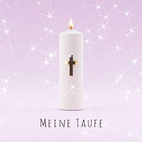 GäStebuch Taufe Rosa 110 Seiten, Erinnerungsbuch, Taufgeschenk