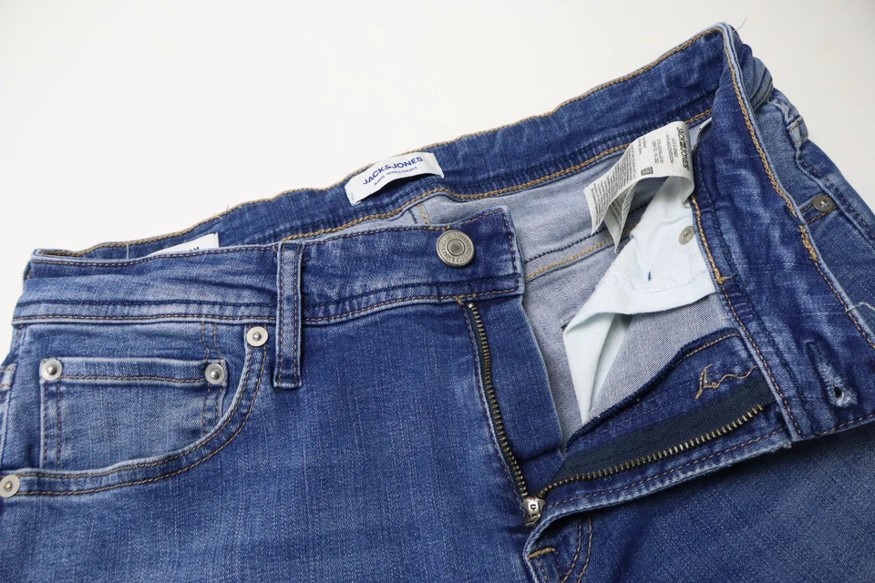 Jack & Jones Spray on Tom Jeans Masculino W33/L32 Whiskers Zíper Mosca Super Skinny - Imagem 4 de 4