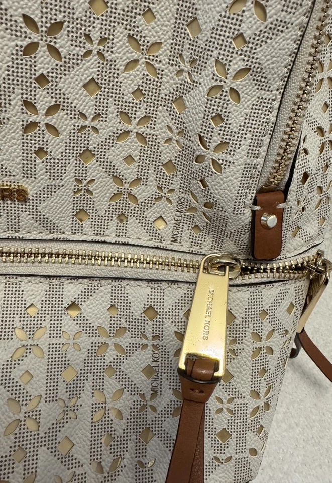 Michael Kors белый шикарный рюкзак - Изображение 3 из 4