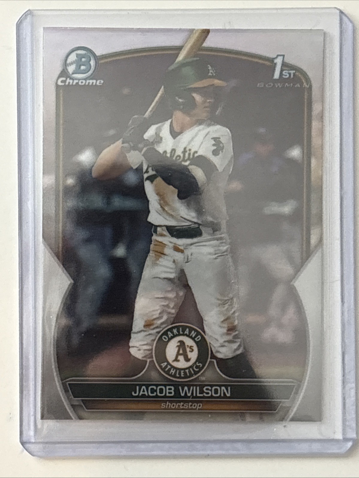 2023 Bowman Draft - Chrome Jacob Wilson #BDC-121 Refractor (RC)