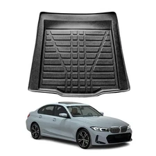 OMAC Cargo Mats Liner for BMW 3 Series G20 Sedan 2019-2025 Black All-Weather TPE