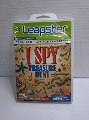 LeapFrog Leapster I Spy Treasure Hunt Educational Game Cartridge Scholastic Kids