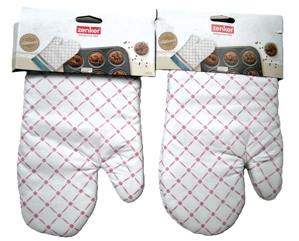 2Er Ofenhandschuhe Topfhandschuhe Backhandschuhe Topflappen Grill Von Zenker-image