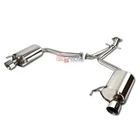 FOR 06-10 LEXUS IS250/IS350 V6 DUAL 3.75" MUFFLER TIP CATBACK/AXLEBACK EXHAUST