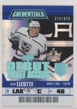 2019 Upper Deck Credentials Debut Ticket Access 374/699 Tier 2 Blake Lizotte 6dl